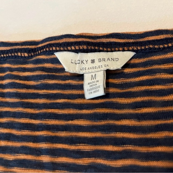 Lucky Brand 3/4 Sleeve Top - Picture 3 of 3